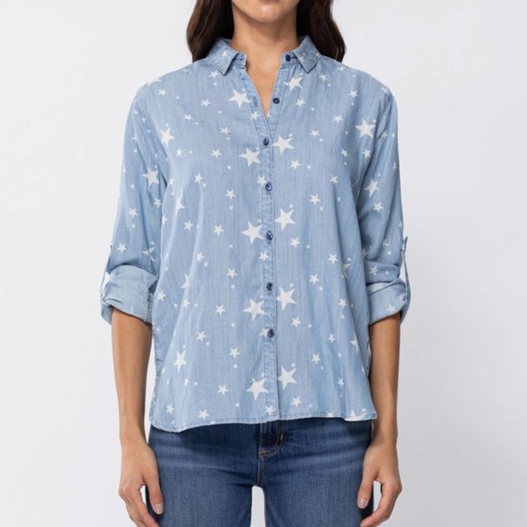 NWT Star Tencel Shirt - Picture 1 of 8
